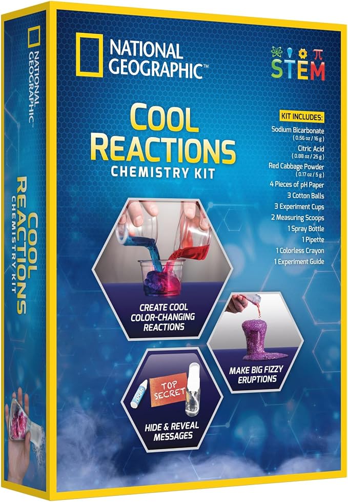 National Geographic Cool Reactions Chemistry kit