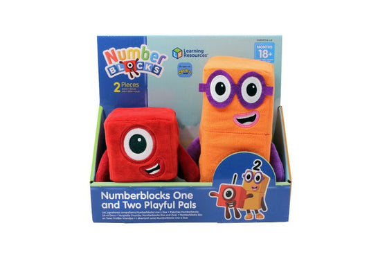 Number Blocks 1 & 2 Playful Pals Plush