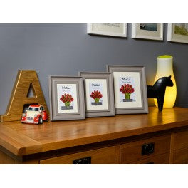 White Frame With Mount 14x11in