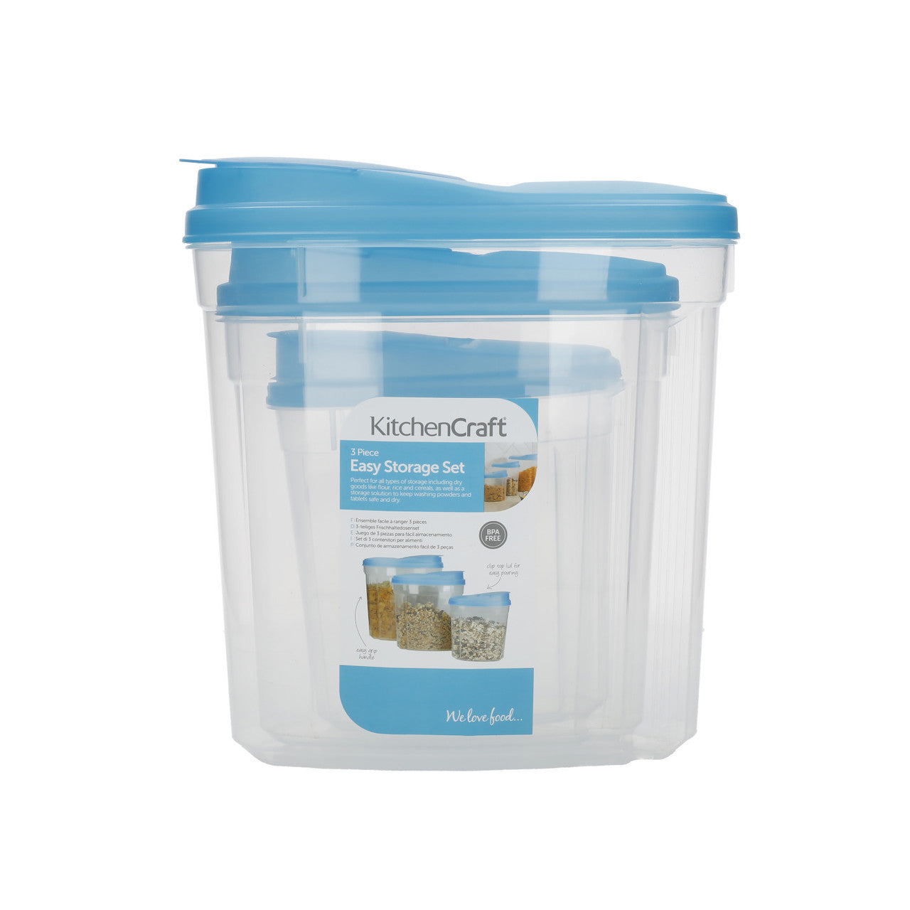 3pc Food Storage Containers