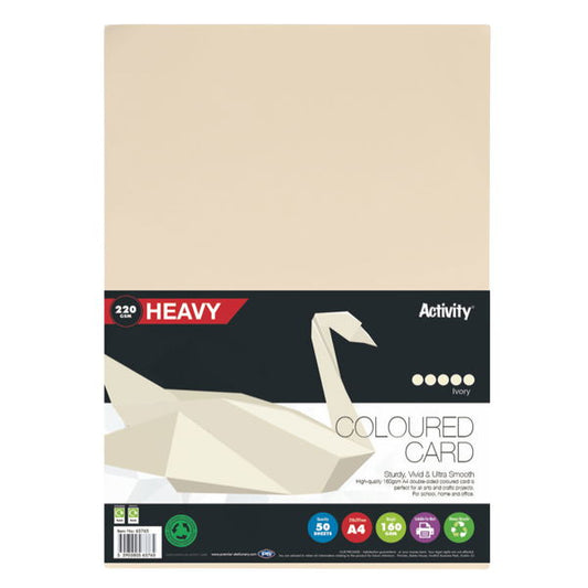 A4 Card Ivory 220gsm 50pk