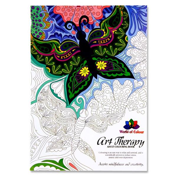 Art Therapy Adult Colouring Book 48pg
