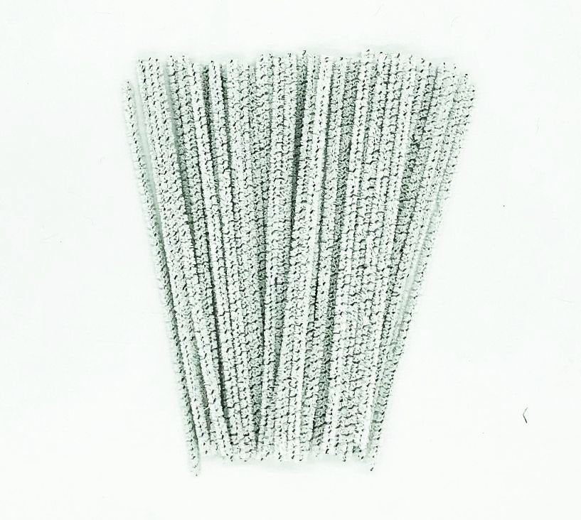 Pipe Cleaners White 25pk 12inch