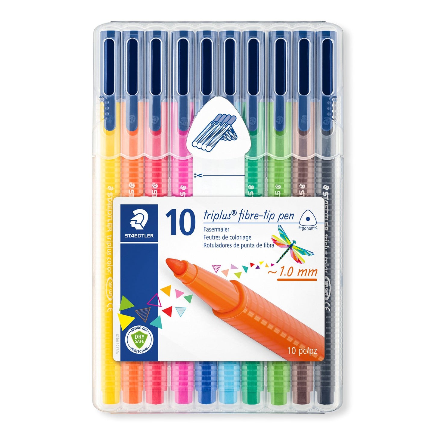 Triplus Fibre Tip Pens 10Pk