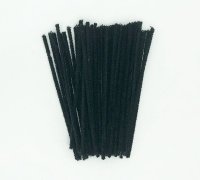 Pipe Cleaners Black 25pk 12inch