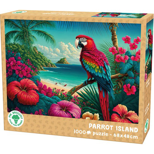 Parrot Island 1000 Piece Jigsaw Puzzle