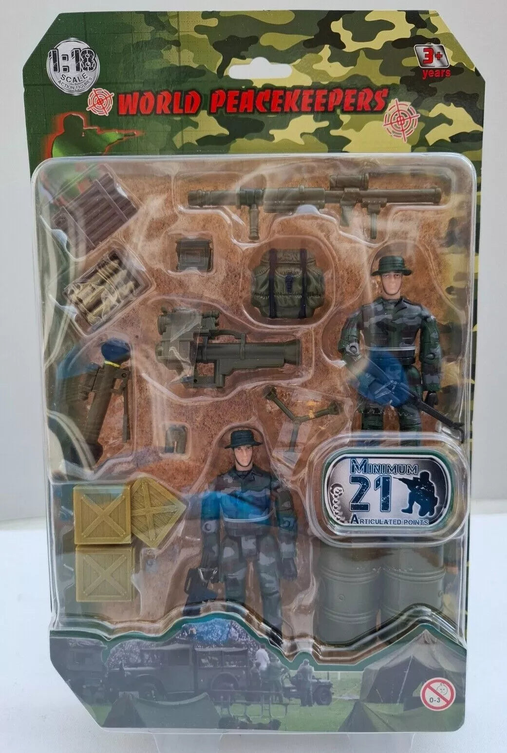 Peacekeepers Military Figure 2Pk & Accessory