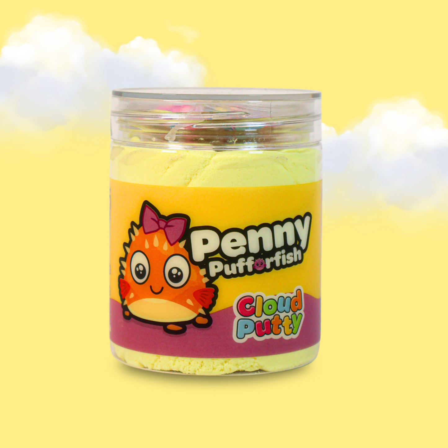 Penny Pufferfish Putty Pals Cloud Slime