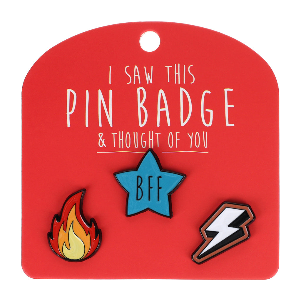 Pin Badge BFF Star