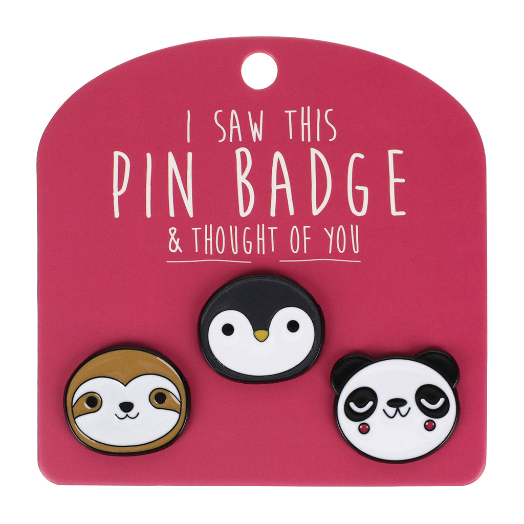 Pin Badge Penguin, Panda, Slot