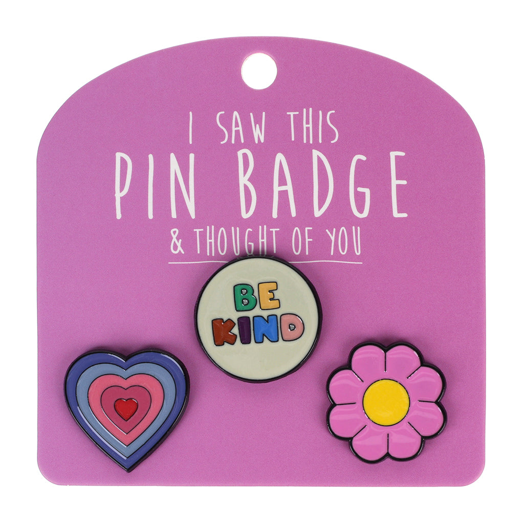 Pin Badge Be Kind