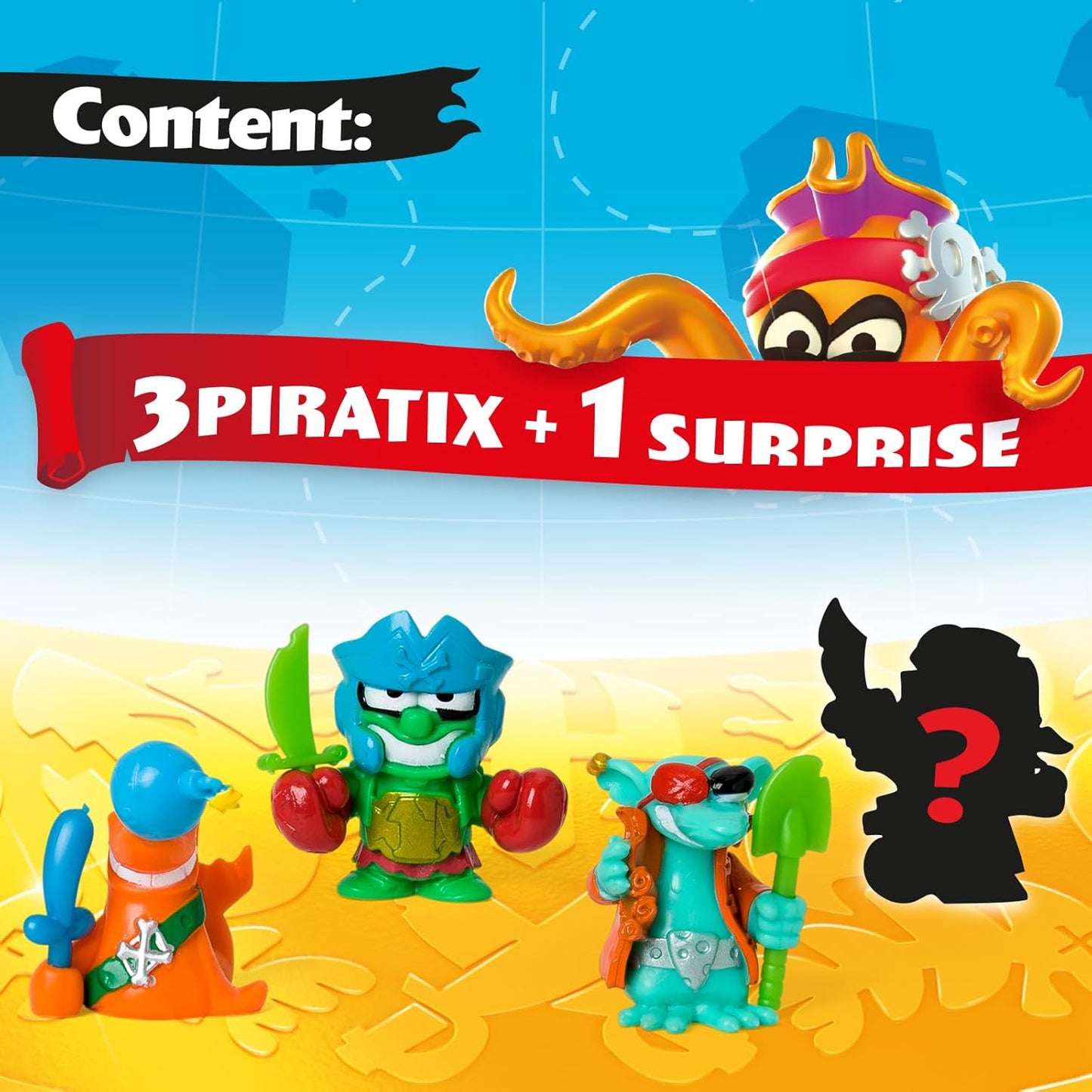 Piratix Golden Treasure 4 Pack