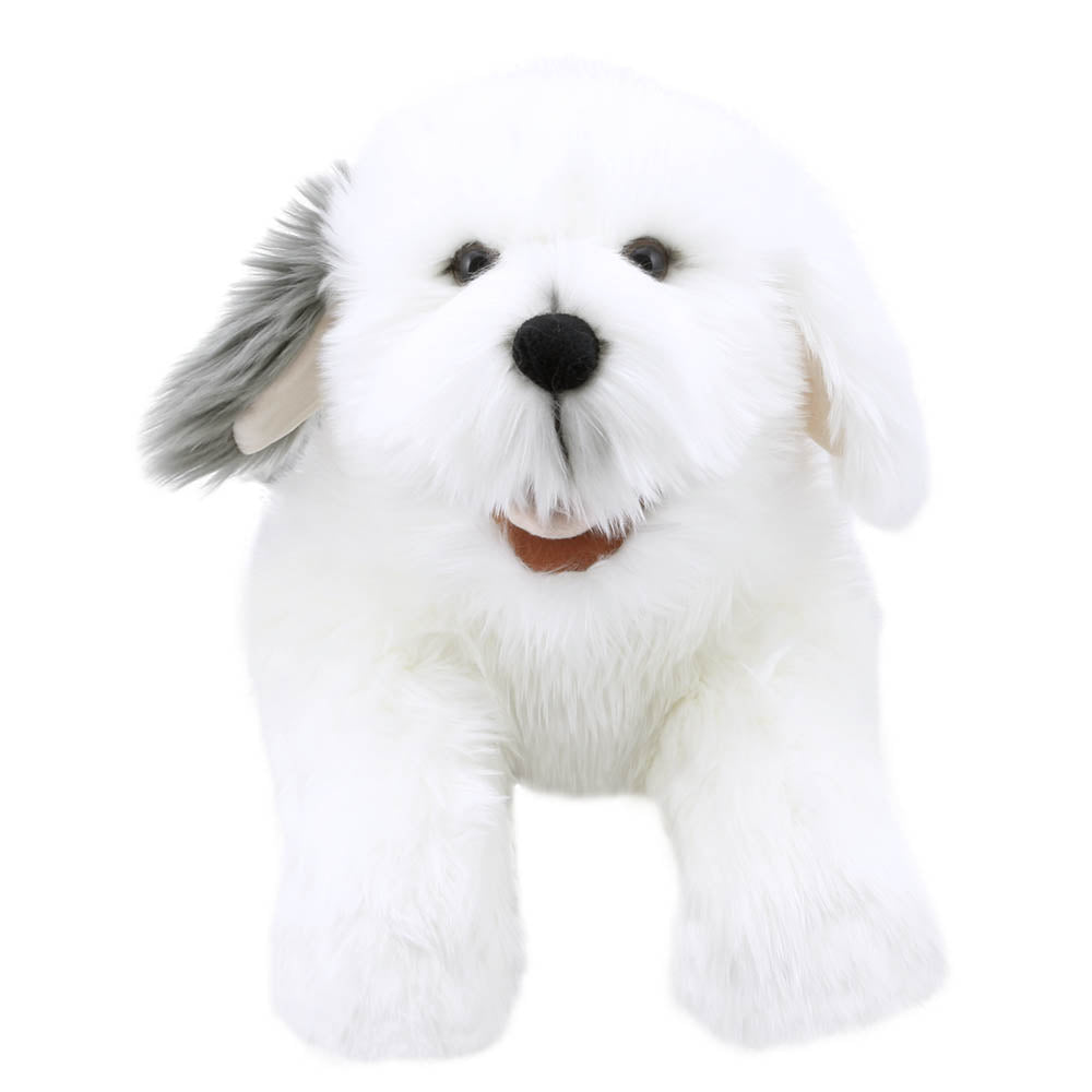 Playful Puppy Old English Sheep Dog Puppet