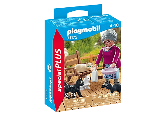 Playmobil 71172 Granny & Cats