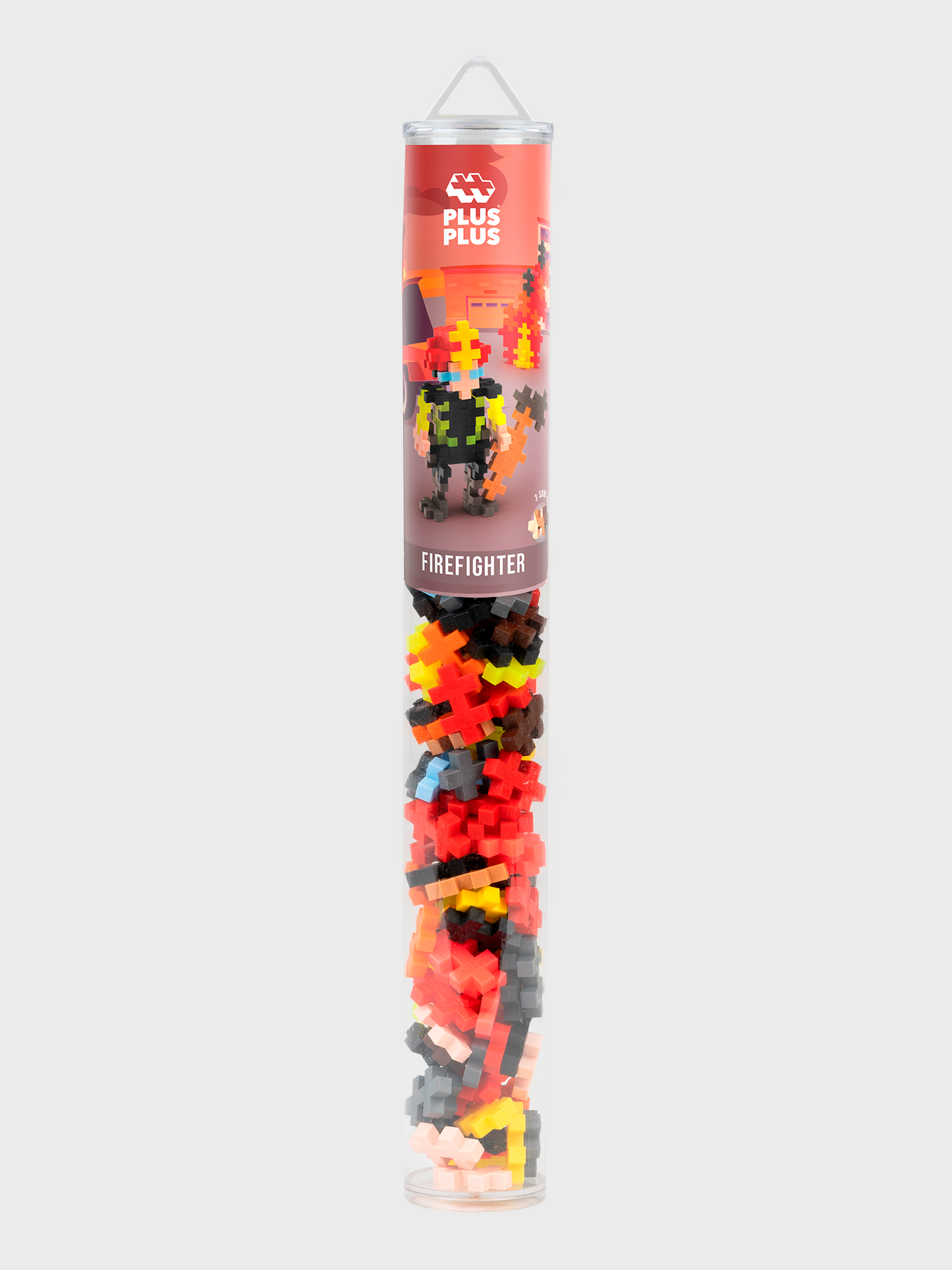 Plus Plus Tube Firefighter 100 Piece Tube