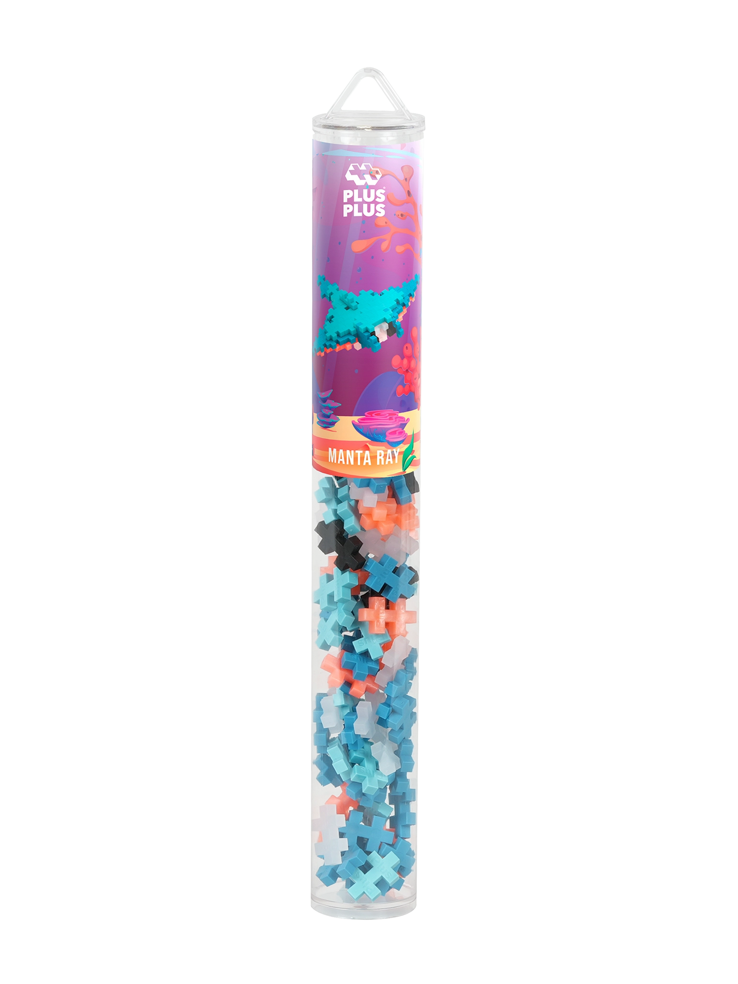 Plus Plus Tube Manta Ray 100 Piece Tube
