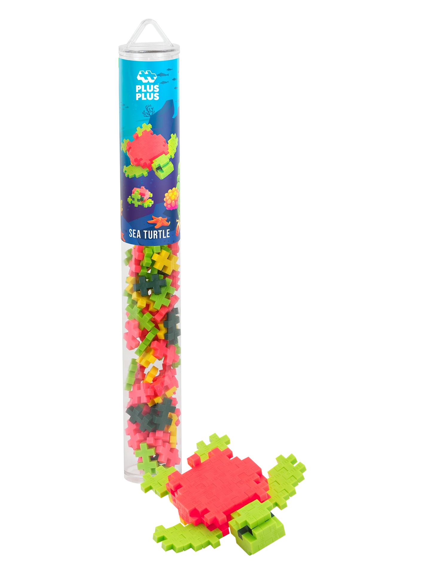 Plus Plus Tube Sea Turtle 100 Piece Tube