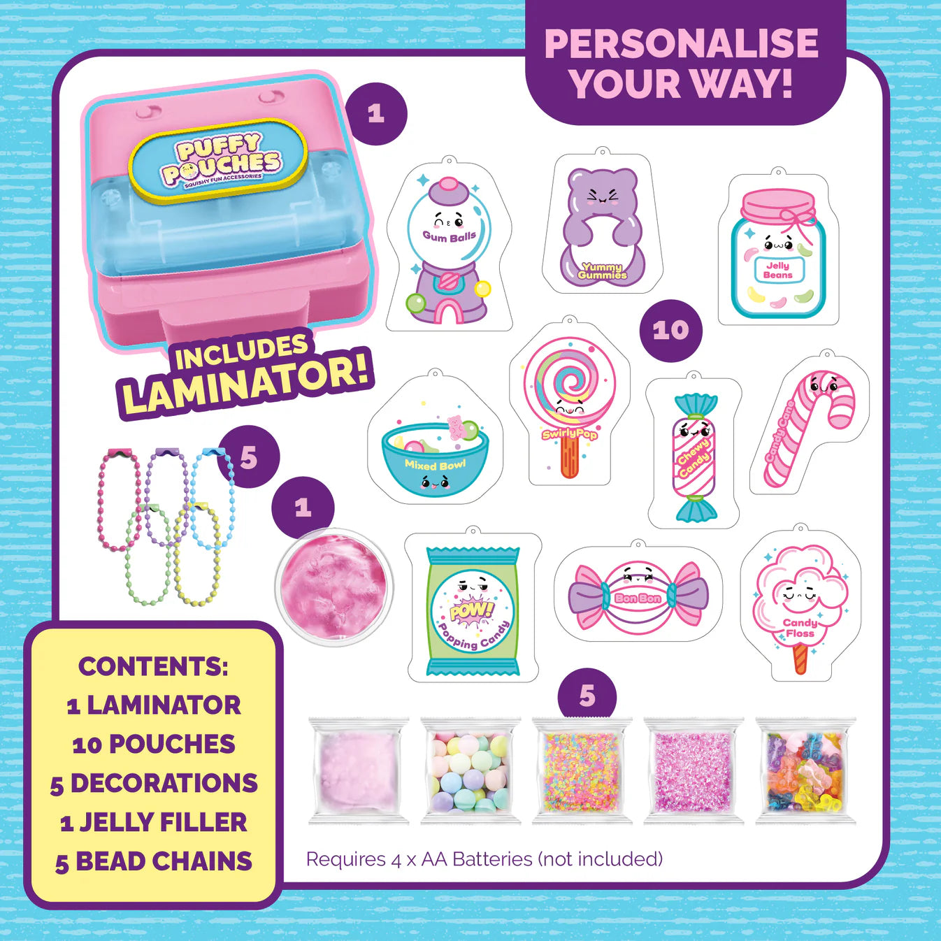 Puffy Pouches Candy Store Set