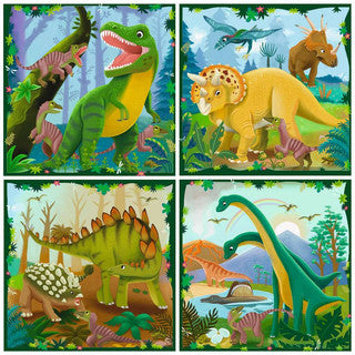 Ravensburger Puzzle Up Farm Dinosaur 4 In A Box Jigsaw Puzzle