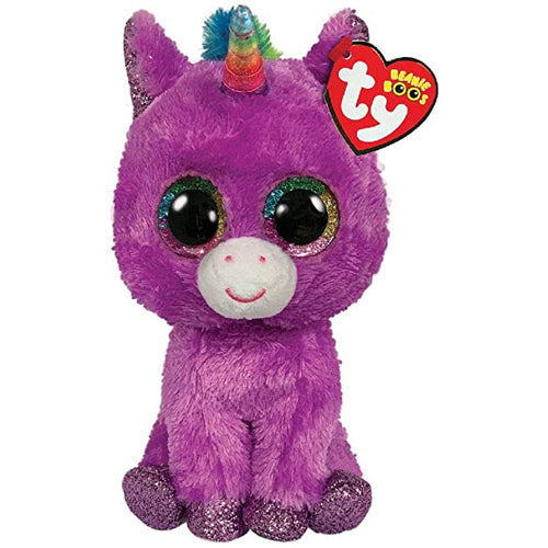 TY Rosette Unicorn Boo Buddy Medium