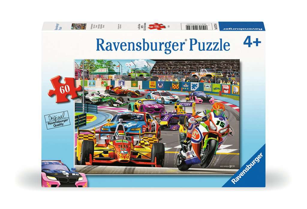 Ravensburger Racetrack Rally 60 Piece Jigsaw Puzzle