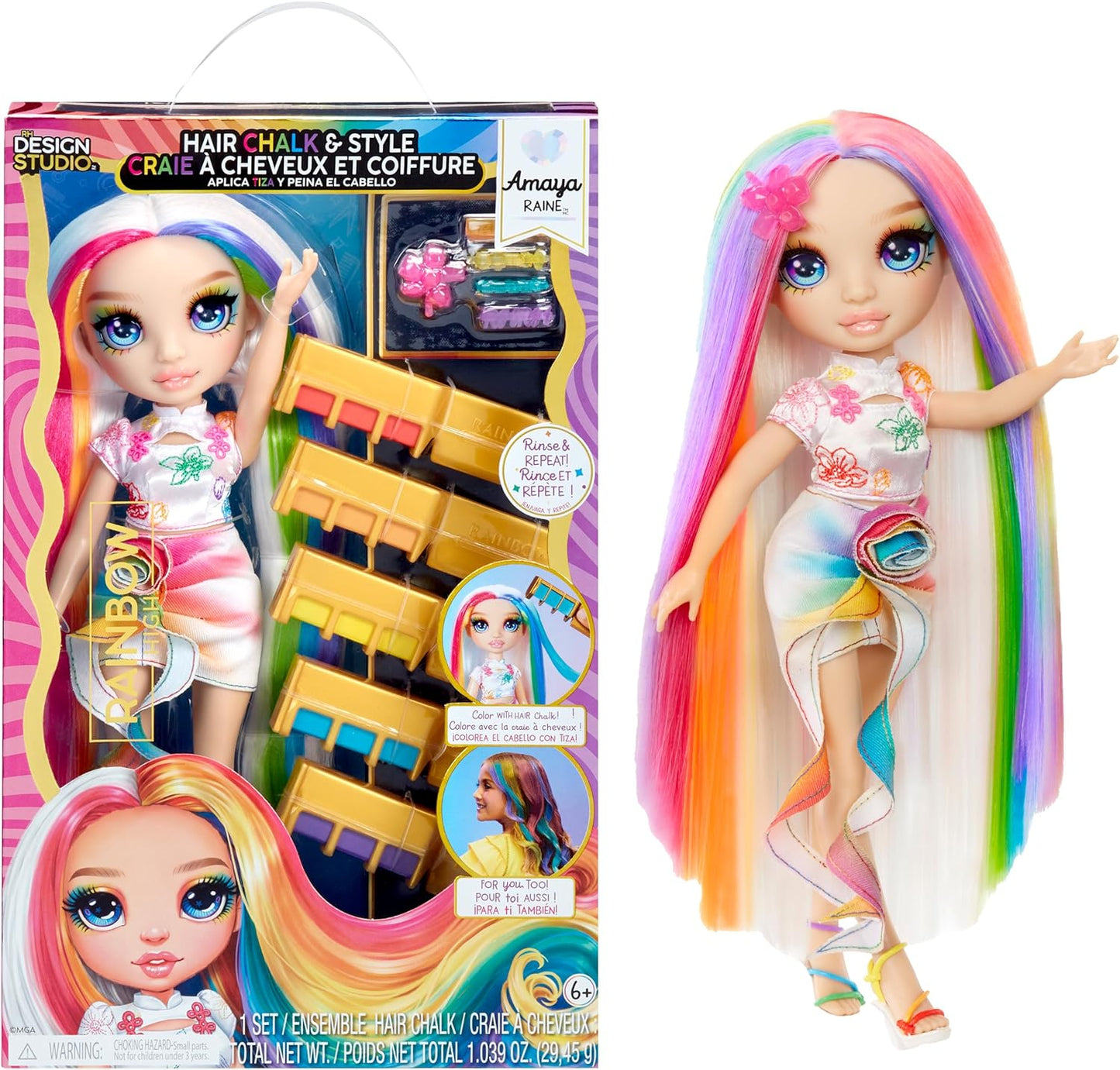 Rainbow High Hair Chalk & Style Amaya