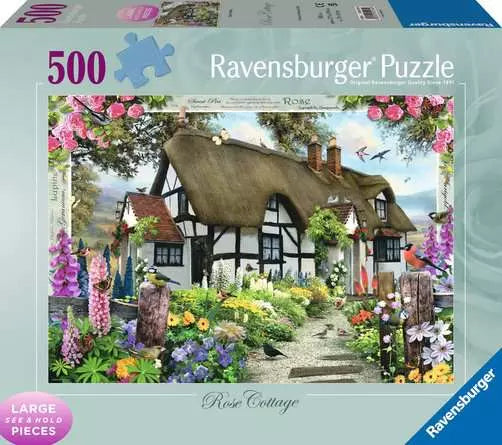 Ravensburger Rose Cottage 500 Piece Jigsaw Puzzle
