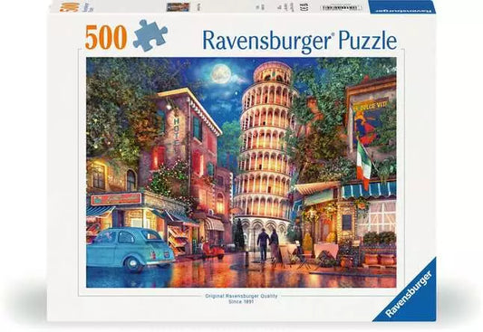 Ravensburger Streets of Pisa 500 Piece Jigsaw Puzzle