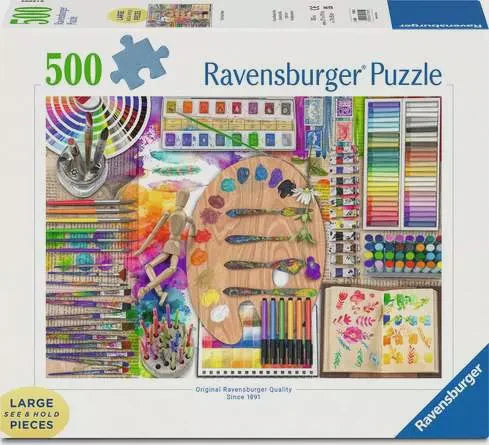 Ravensburger The Artists Palette 500 Piece Jigsaw Puzzle