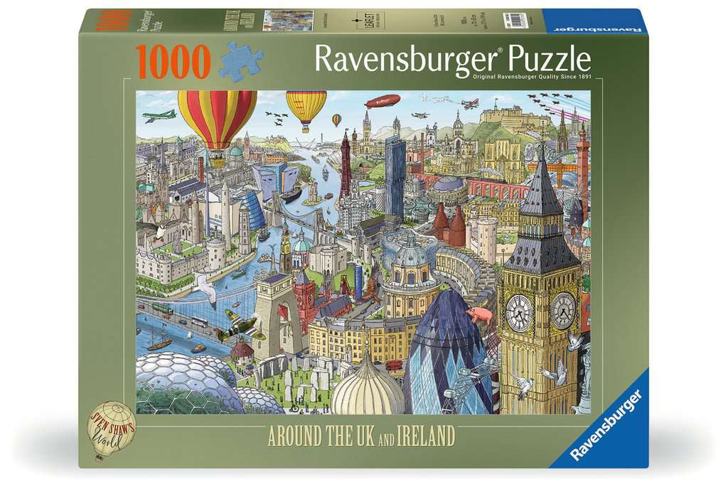 Ravensburger Around the British Isles 1000 Piece Jigsaw Puzzle