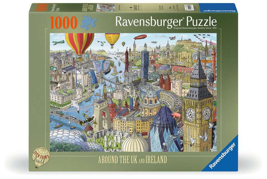 Ravensburger Around the British Isles 1000 Piece Jigsaw Puzzle