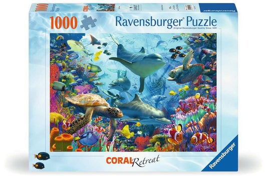 Ravensburger Coral Reef Retreat 1000 Piece Jigsaw Puzzle