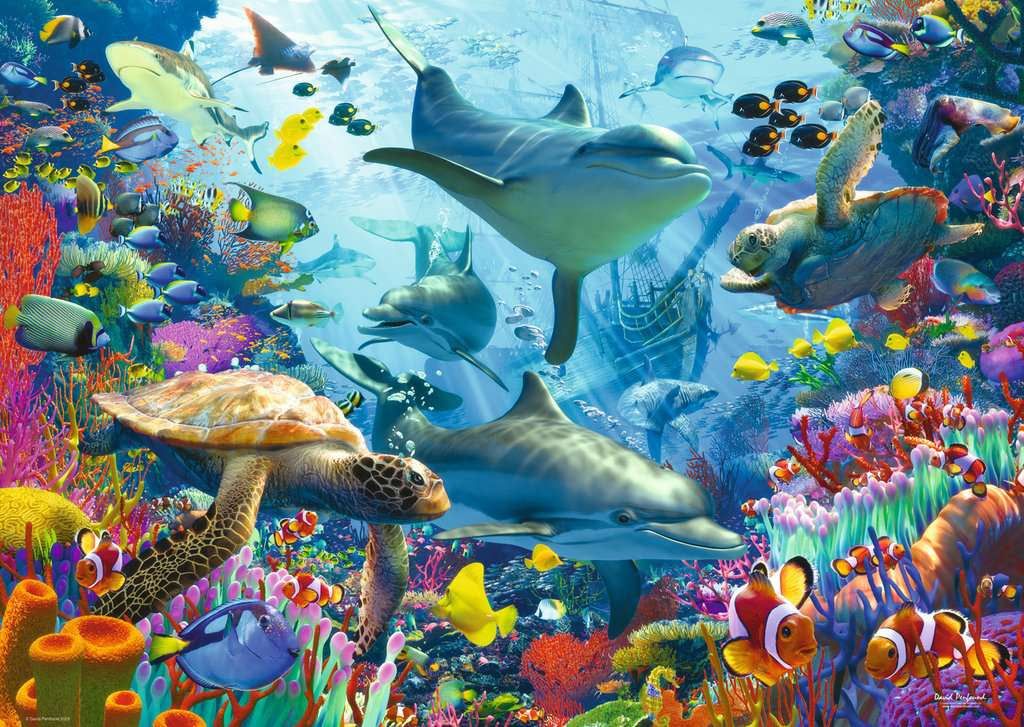 Ravensburger Coral Reef Retreat 1000 Piece Jigsaw Puzzle