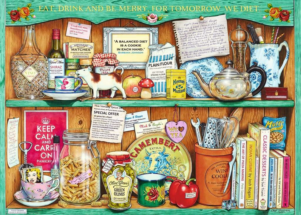 Ravensburger The Cook's Cabinet No2 1000 Piece Jigsaw Puzzle