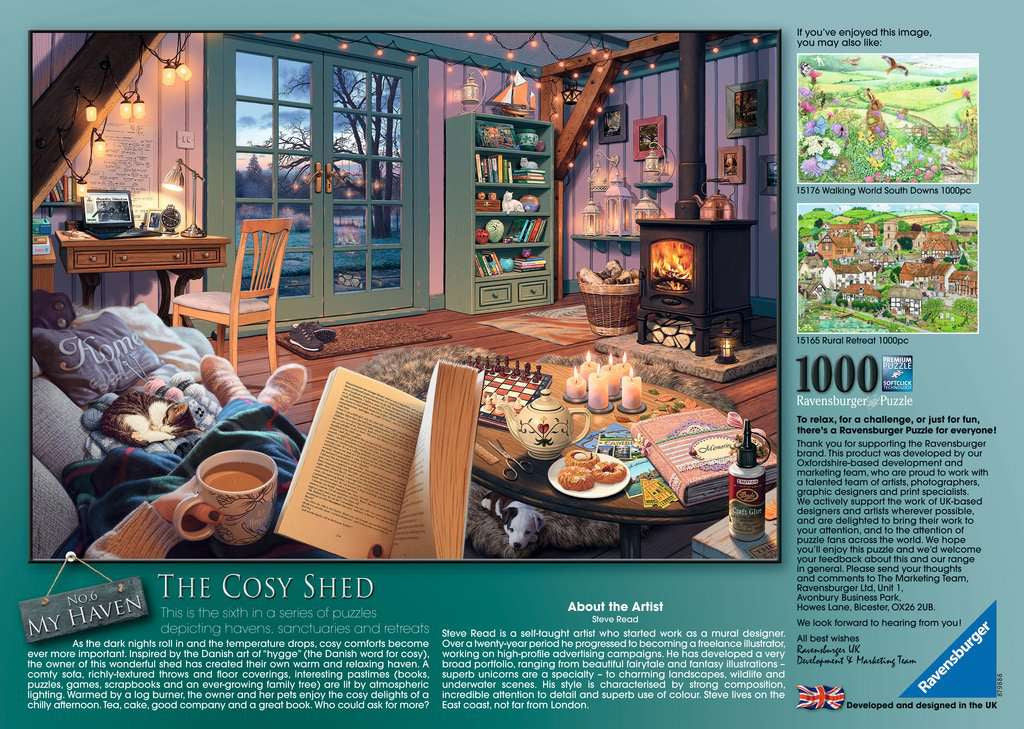 Ravensburger The Cosy Shed 1000 Piece Jigsaw Puzzle