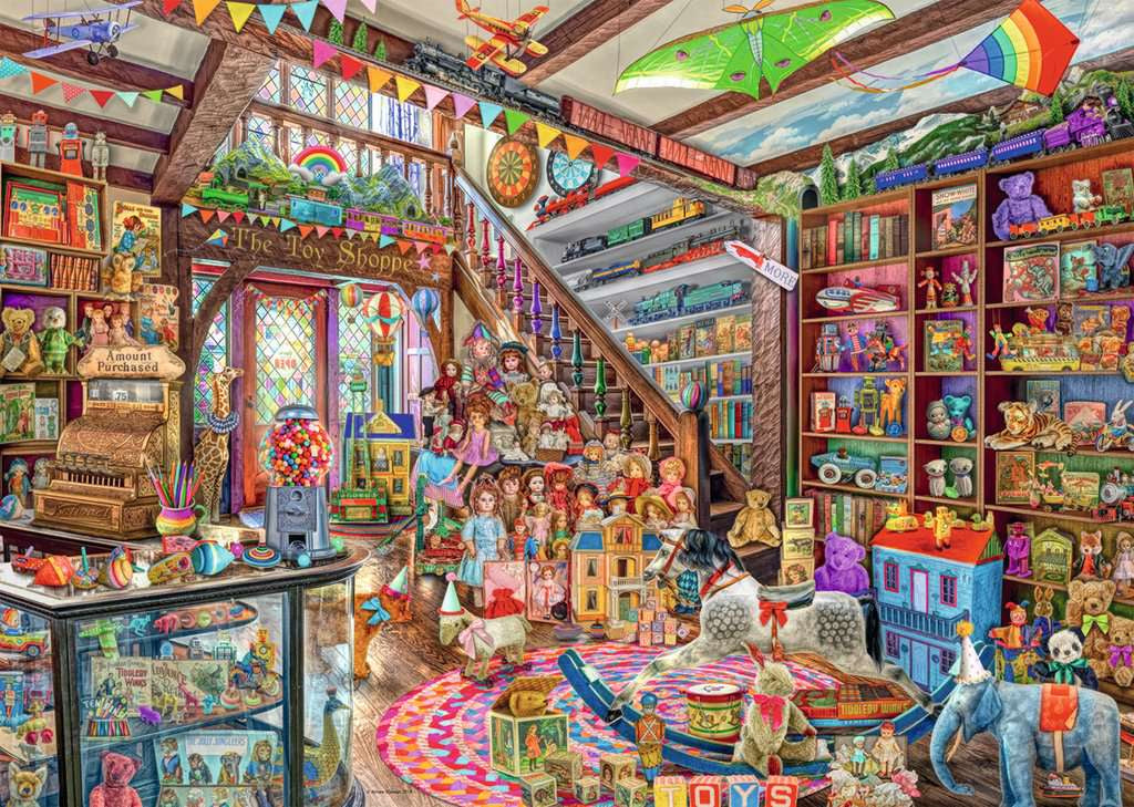 Ravensburger The Fantasy Toy Shop 1000 Piece Jigsaw Puzzle