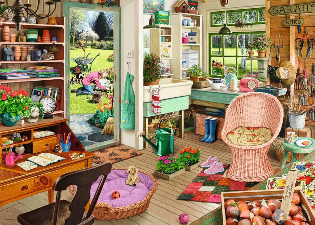 Ravensburger The Gardener's Shed 1000 Piece Jigsaw Puzzle