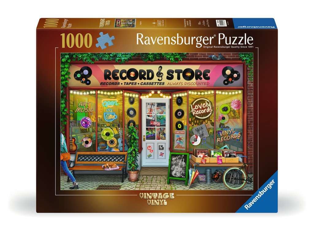 Ravensburger Vintage Vinyl 1000 Piece Jigsaw Puzzle