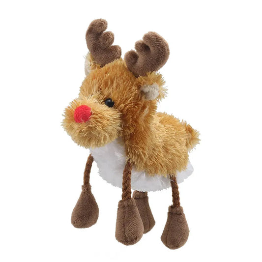 Red Nosed Reindeer Finger Puppet