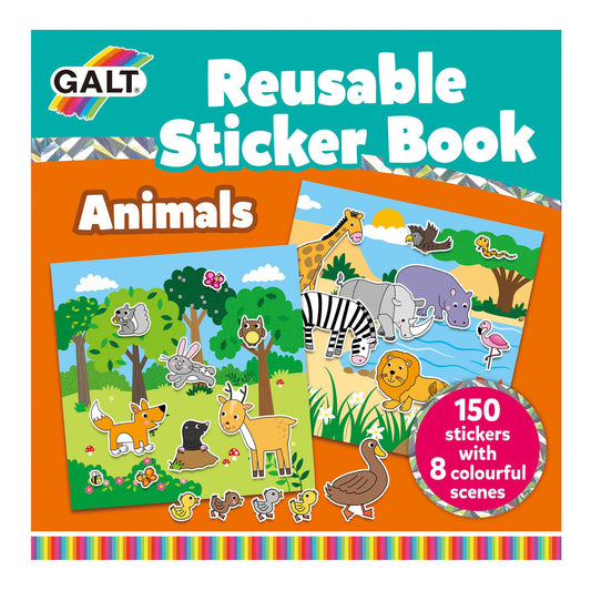 Reusable Sticker Books Animals
