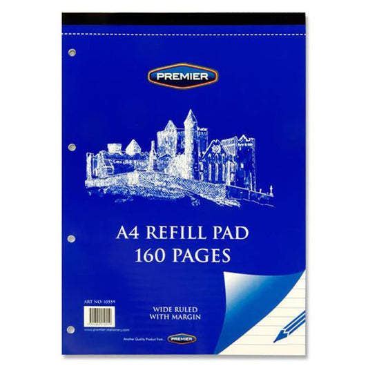Premier A4 160pg Refill Pad - Top Bound