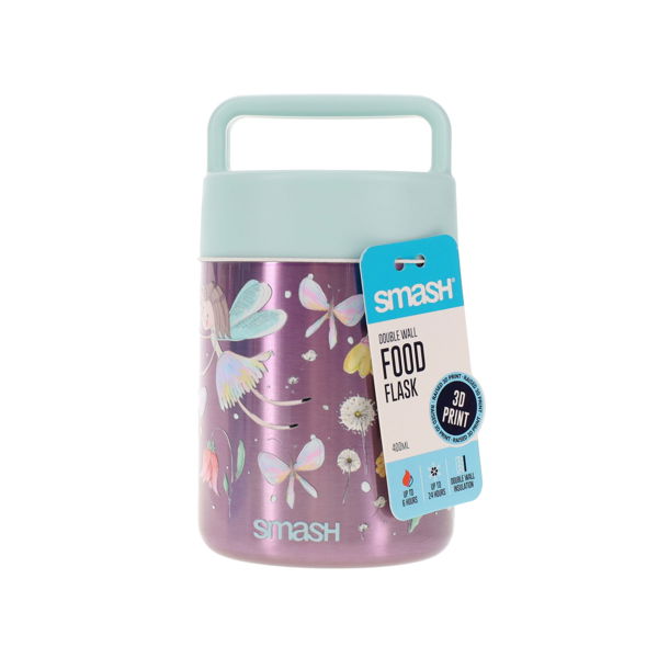 Smash 400ml Double Wall Food Flask Pixie Dust