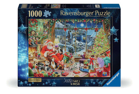 Ravensburger Santa Takes a Break 1000 Piece Jigsaw Puzzle