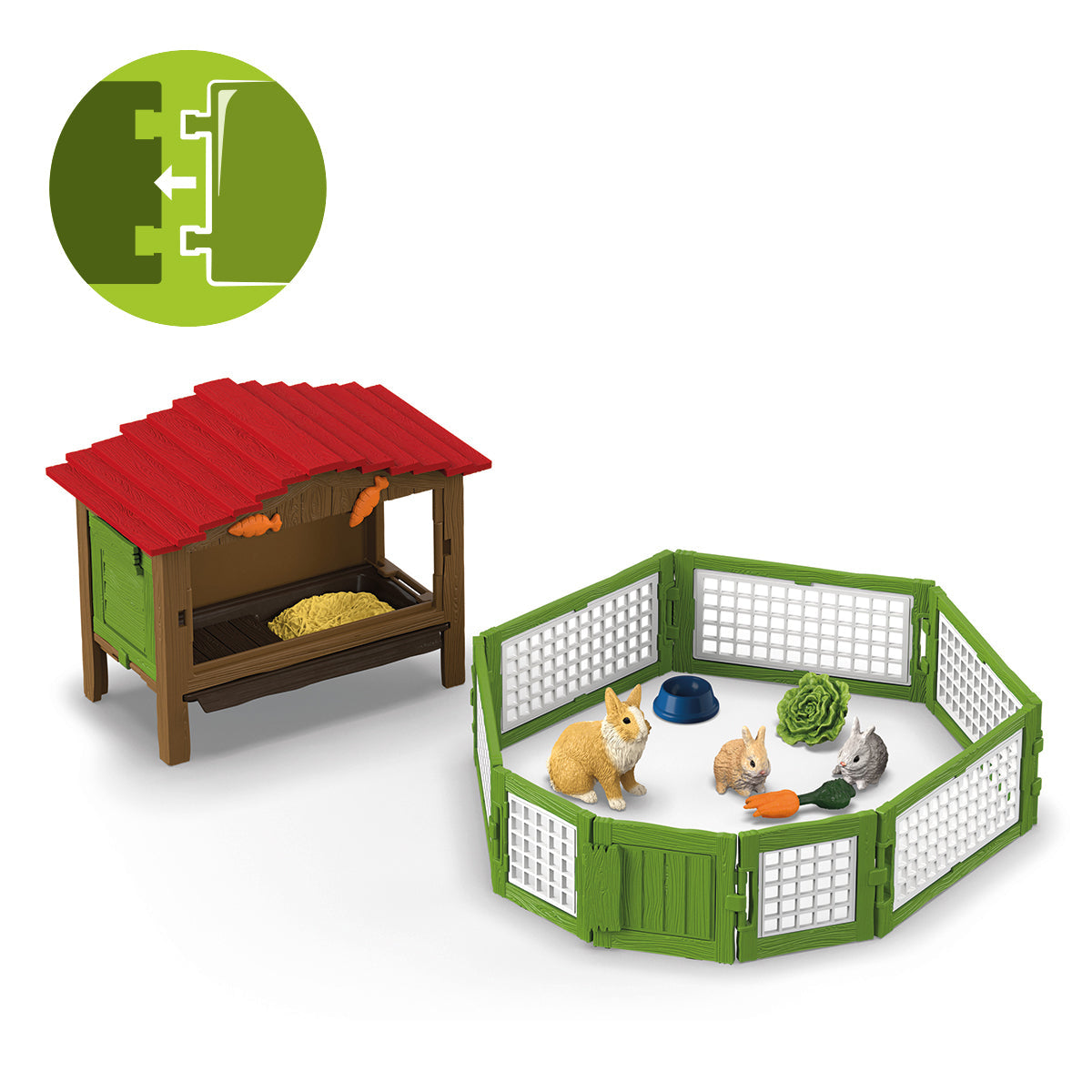Schleich Rabbit Hutch