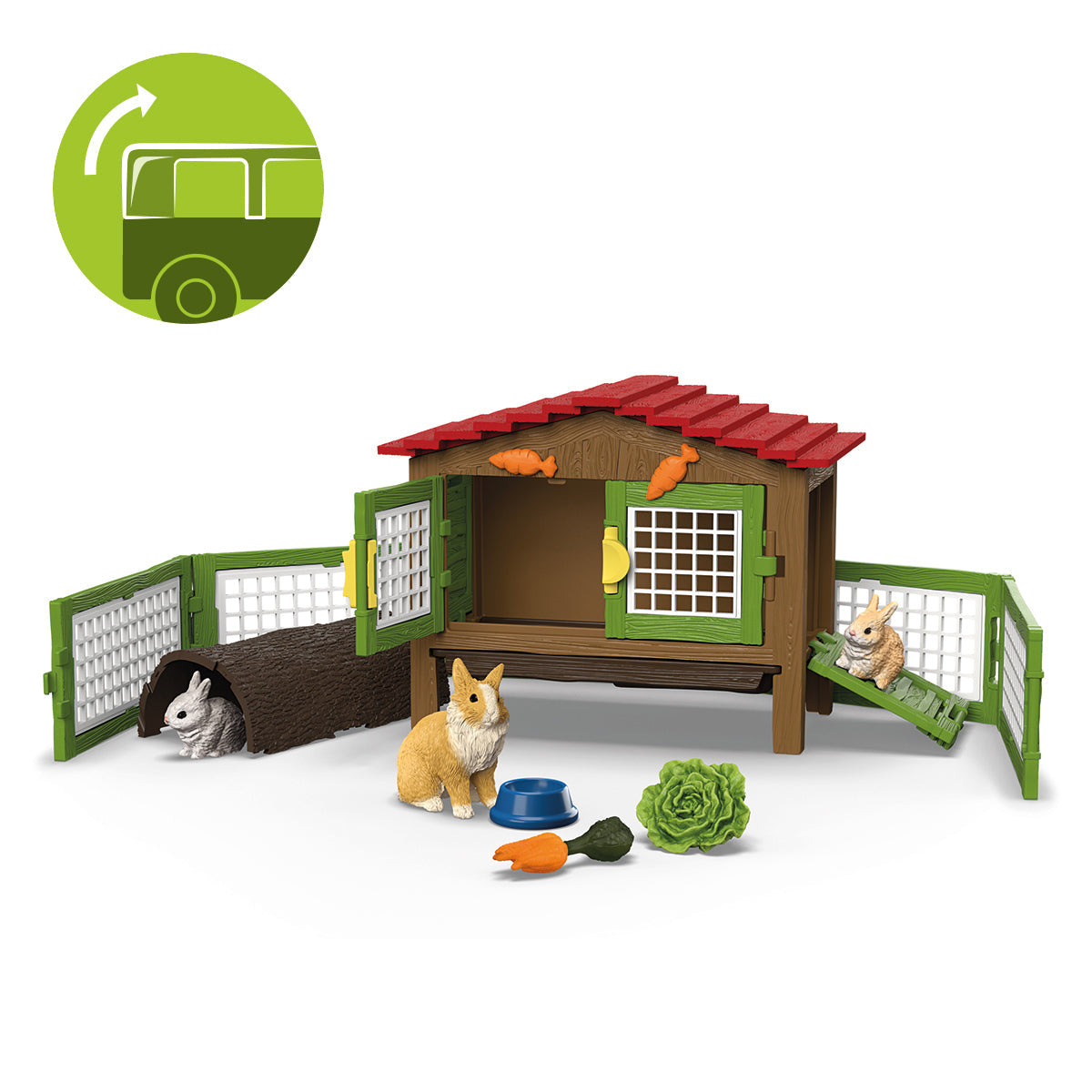 Schleich Rabbit Hutch