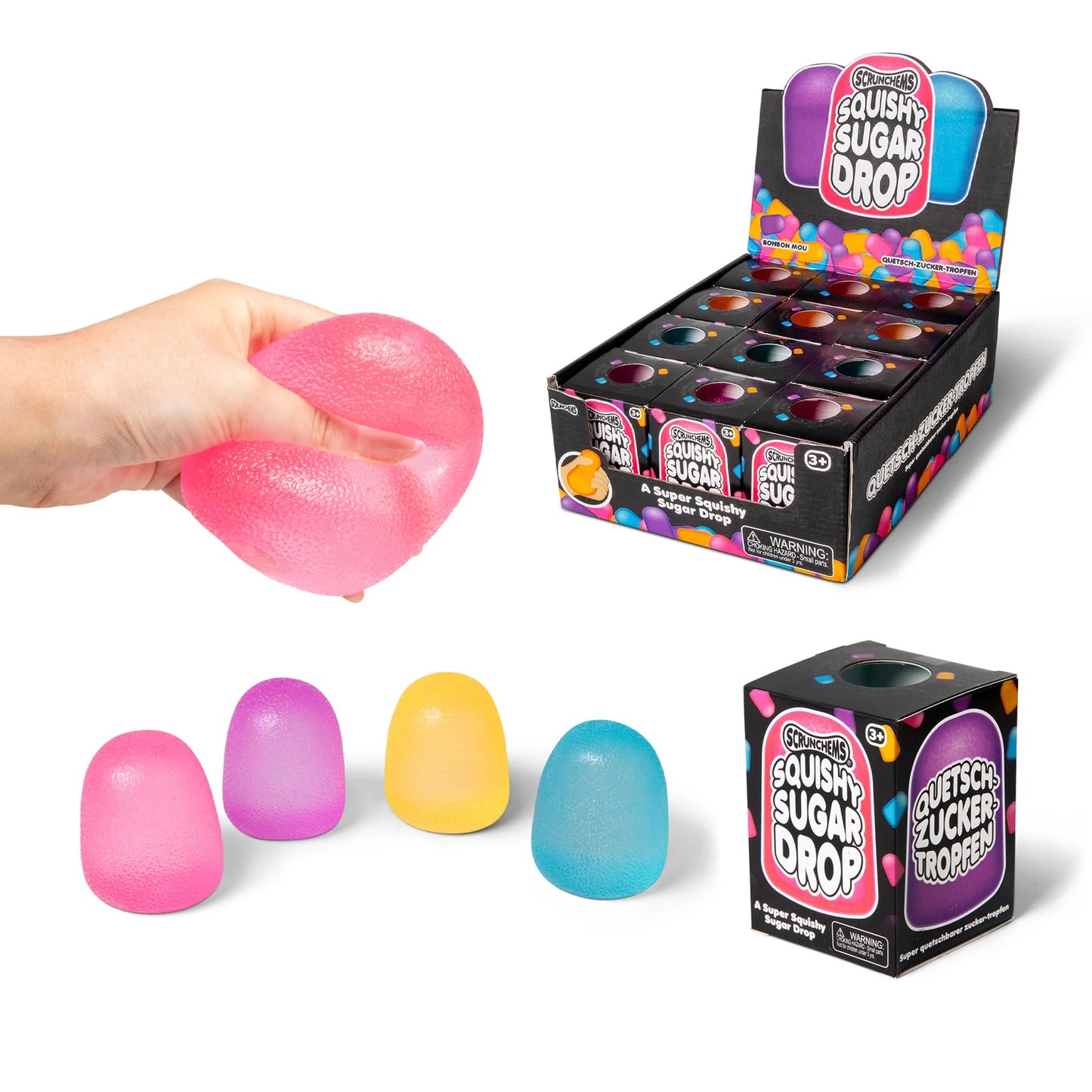 Scrunchems Squishy Sugar Drop Assorted