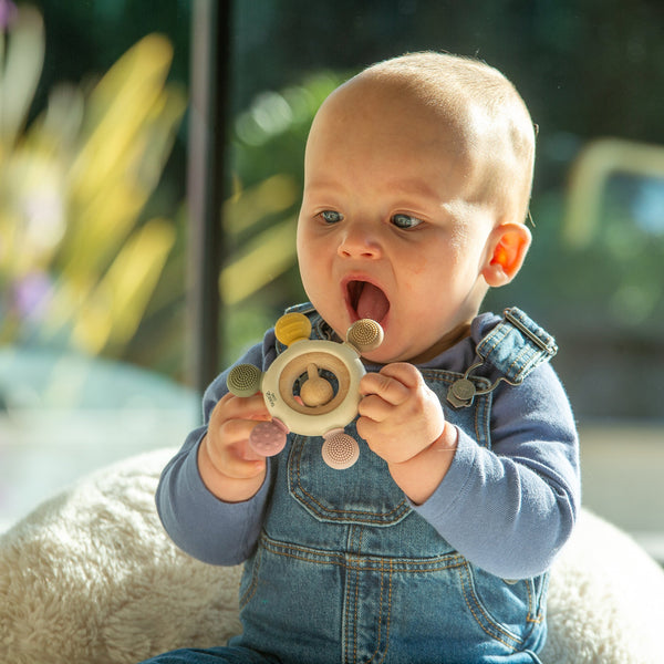 Silisoft Rattle Teether Earth
