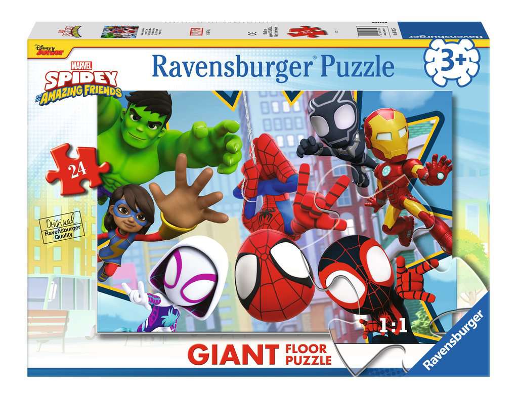 Ravensburger Spidey & Friends Amazing Team 24 Piece Floor Puzzle