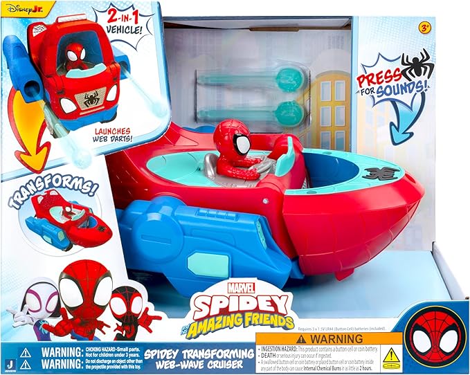 Spidey Transforming Web Wave Cruiser