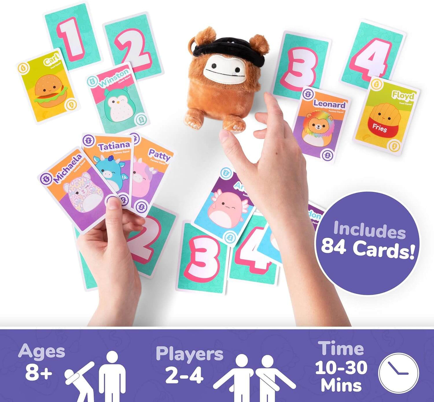 Squishmallows Take 4 Card game